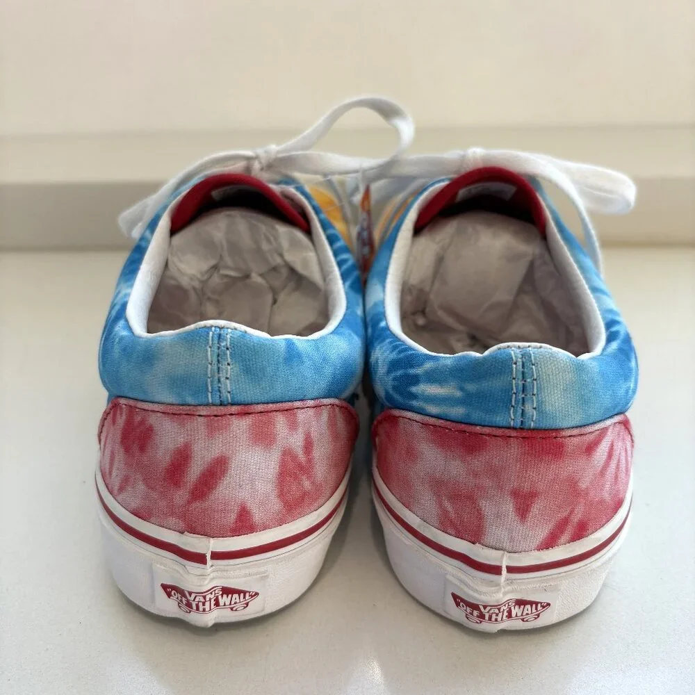 Vans Era Tie Dye Block Sneakers Low Top Lace Up Junior Size 6.5 Women’s 8 NEW